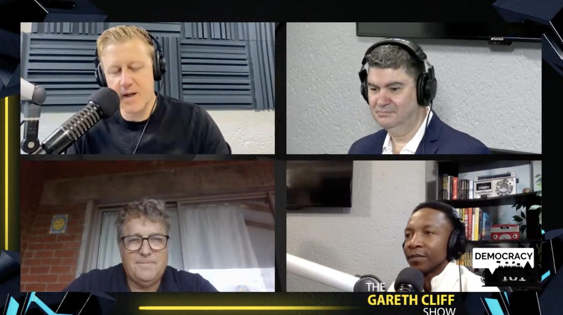 Greg Mills and Ray Hartley on the Gareth Cliff Show