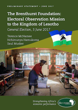 The Lesotho Elections - A Preliminary Statement