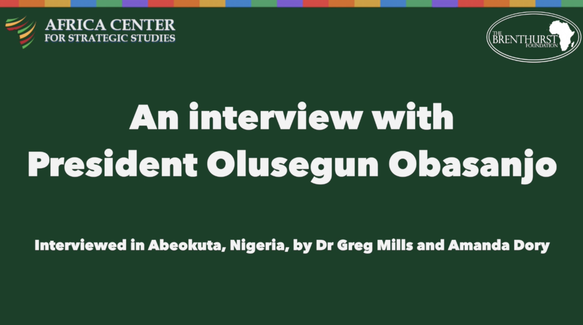 Olusegun Obasanjo Interview 