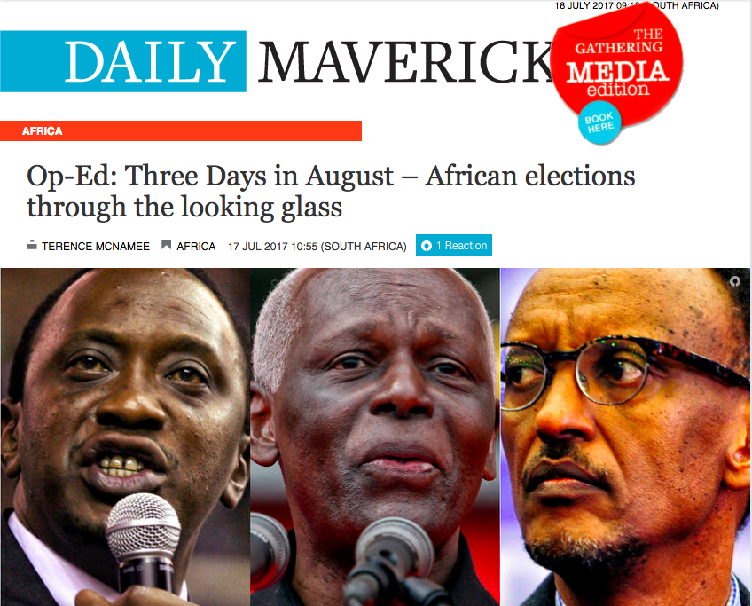 Three Days in August — African elections through the looking glass"