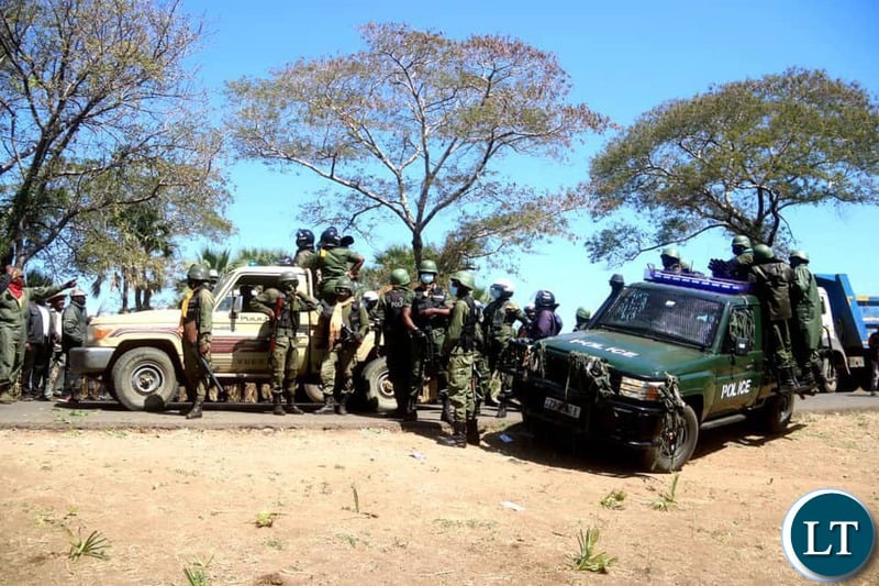 Police block Hichilema campaign