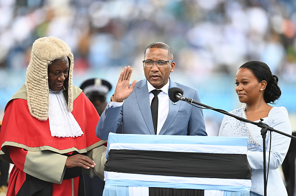 Botswana's newly elected president Duma Boko sworn in