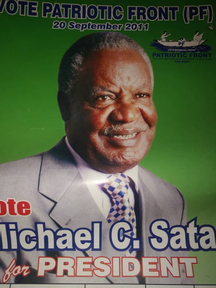 Michael Sata election poster